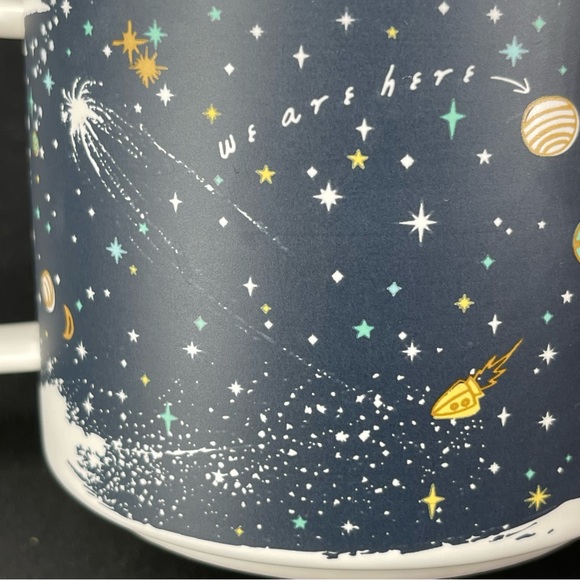 COSMOS Galaxies Shooting Stars by Christie Klüft Danica Studio 16 oz Coffee Mug - Picture 6 of 12